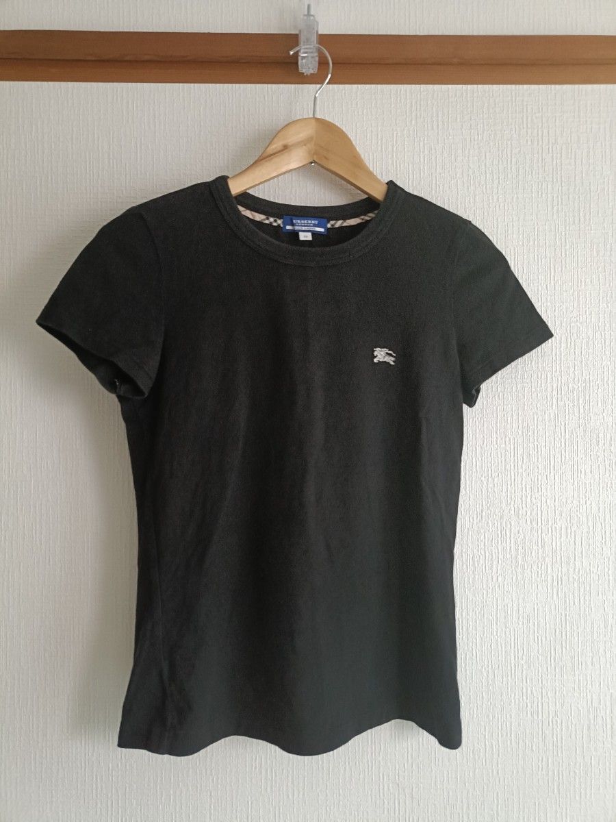ブルーレーベル 半袖Tシャツ バックデザイン サイズ38 難あり BURBERRY バーバリーブルーレーベル Tシャツ 半袖 38
