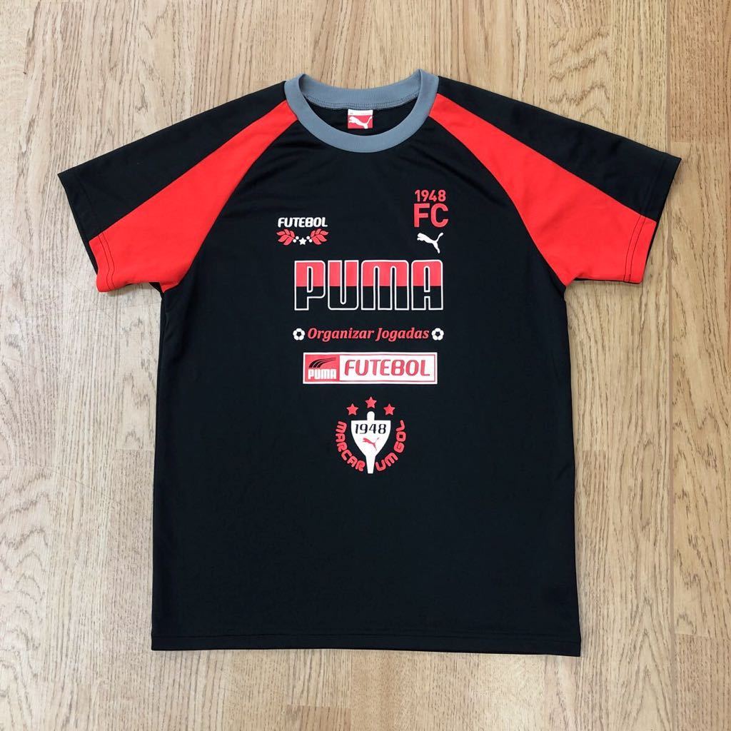 PUMA/プーマ◆キッズ ジュニア 子供 160㎝★半袖Tシャツ スポーツウエア トップス◇サッカー フットボール フットサル 運動 部活 速乾素材_画像1