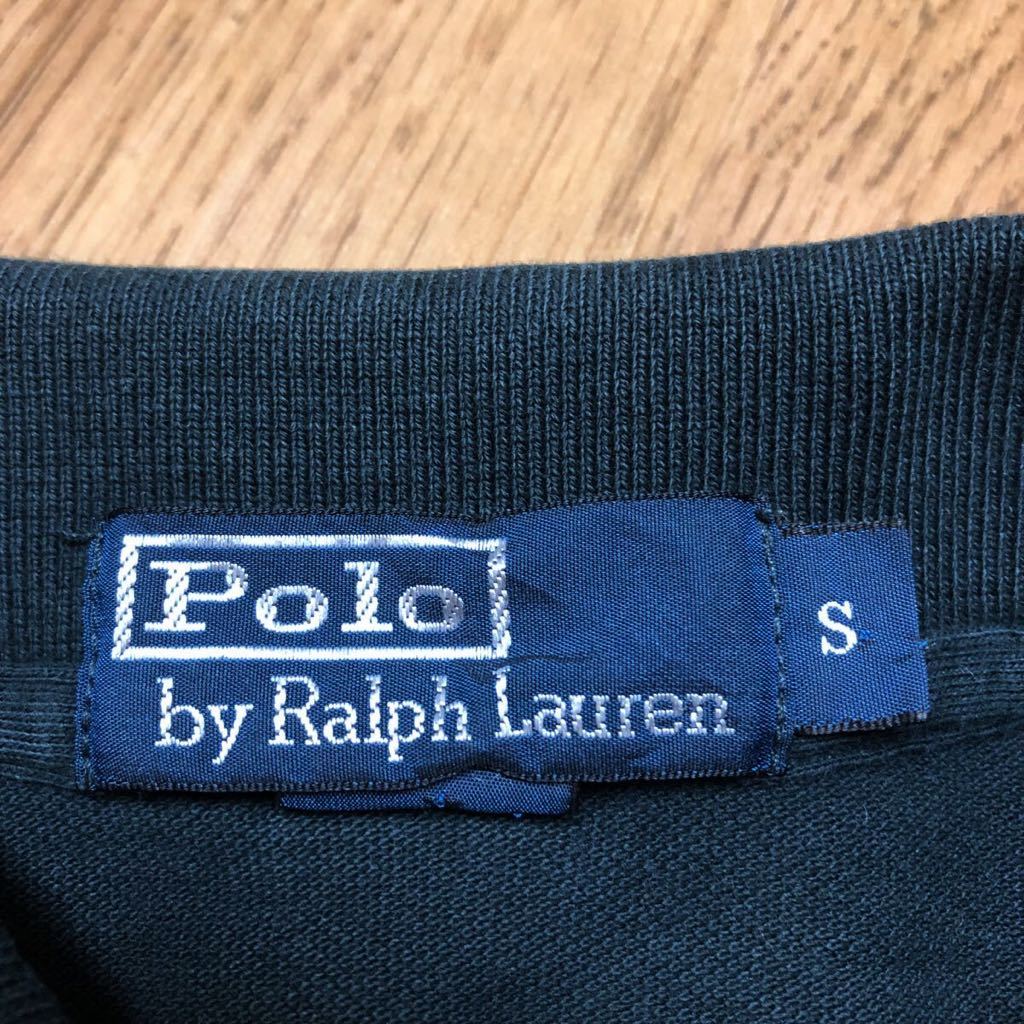 90s 【Polo by Ralph Lauren】ポロラルフローレン / メンズ size S ポロシャツ 半袖シャツ 鹿の子シャツ トップス ロゴ刺繍 USA古着_画像8