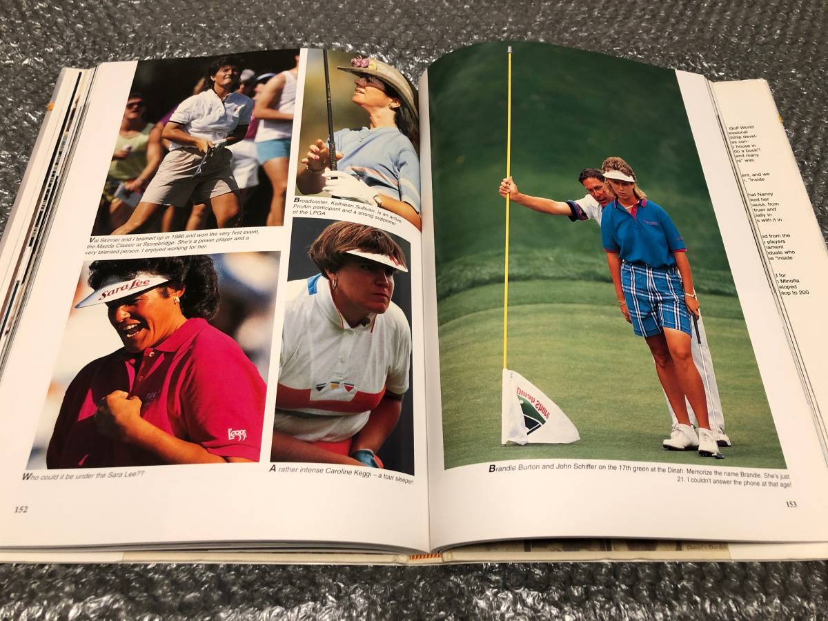 人気ブランドバ40代 洋書☆ゴルフ 女子ゴルファー LPGAツアー【写真集】☆撮影は殿堂 スポーツ選手
