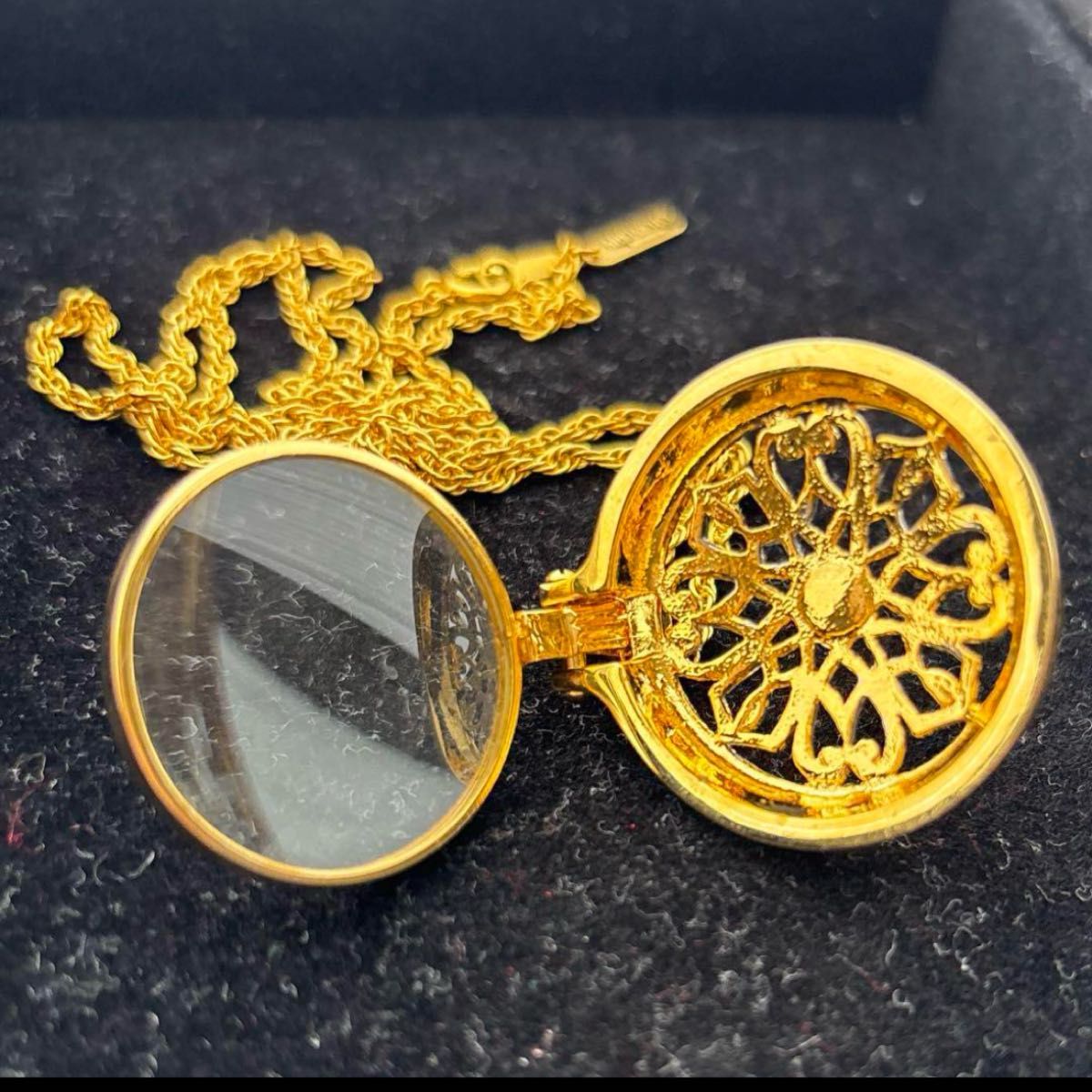 美品 MIKIMOTO ミキモト ルーペ ペンダント 真珠 拡大鏡 ネックレス 美品 MIKIMOTO ミキモト ルーペ ペンダント 真珠 拡大鏡