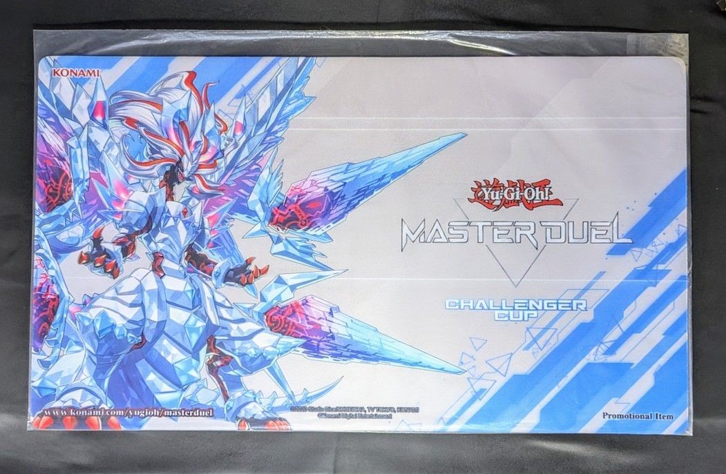 遊戯王OCG 氷剣竜ミラジェイド マスターデュエル プレイマット 公式 未開封 烙印融合 氷剣竜ミラジェイド プレイマット 遊戯王 公式