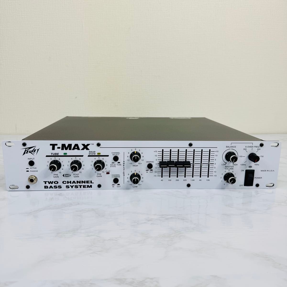 PEAVEY T-MAX TWO CHANNEL BASS SYSTEM アンプ PEAVEY T-MAX TWO CHANNEL BASS SYSTEM ベースヘッドアンプ 動作