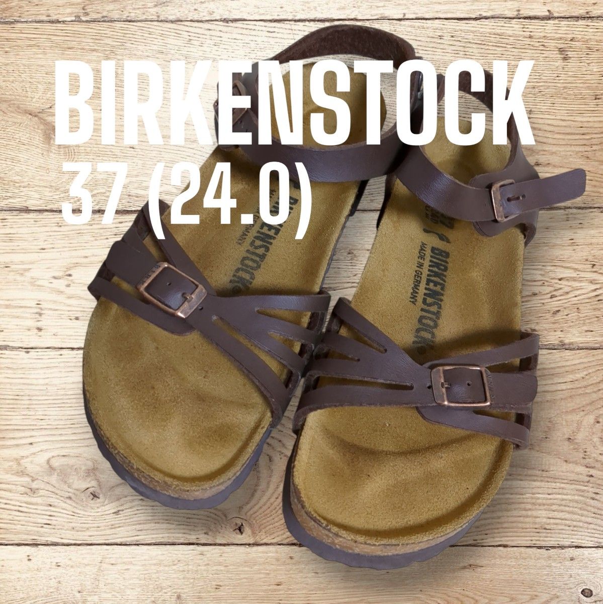 BIRKENSTOCK ブラウン サンダル 37 モカ スエード BIRKENSTOCK ビルケンシュトック サンダル ブラウン 37 24 0cm