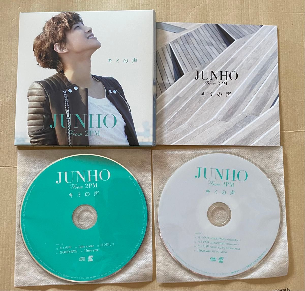 JUNHO (From 2PM) キミの声 初回生産限定盤A CD+DVD+写真集 JUNHO (From 2PM) キミの声 初回生産限定盤A CD+DVD+写真集