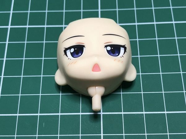 ねんどろいど パーツ WORKING!! 山田葵 顔 通常 逆三角口/ジト目_画像1