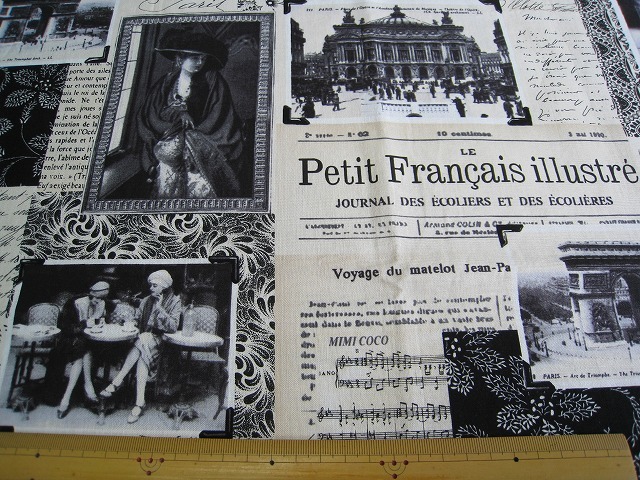 プリントコットン Timeless Treasures Fabrics 110×50 パリの風景の画像5