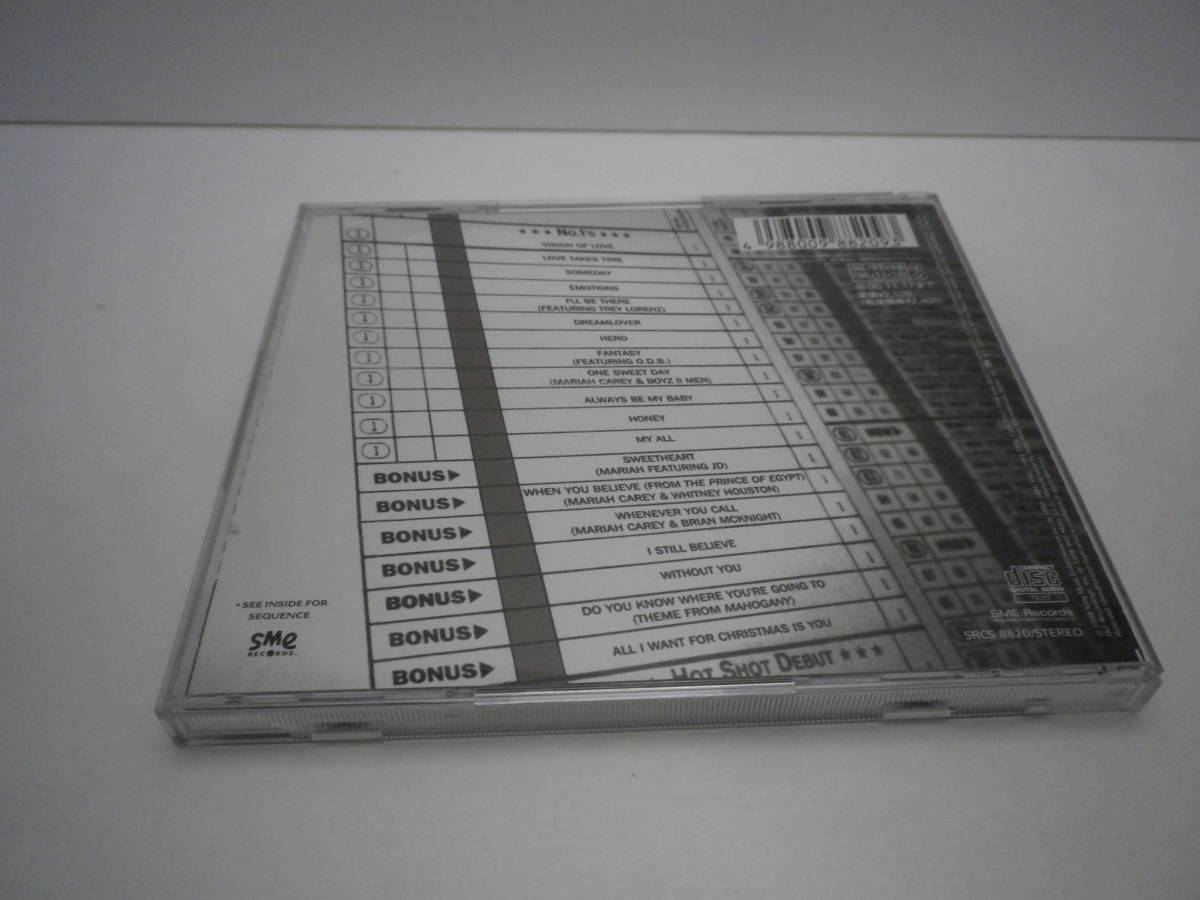 「#1's/Mariah Carey～マライア・キャリー『ザ・ワンズ』The Ones」CD Sony Music 1998【送料無料】「熊五郎のお店」00600180