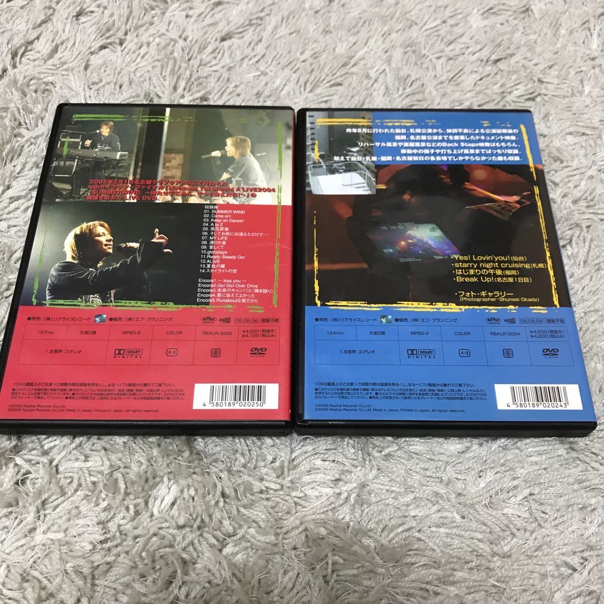 DVD 高橋直純 A'LIVE 2004『SUMMER WIND』 ～待たせてごめん。やっと会えたね!～ ライブ&ドキュメント 2枚セット_画像2