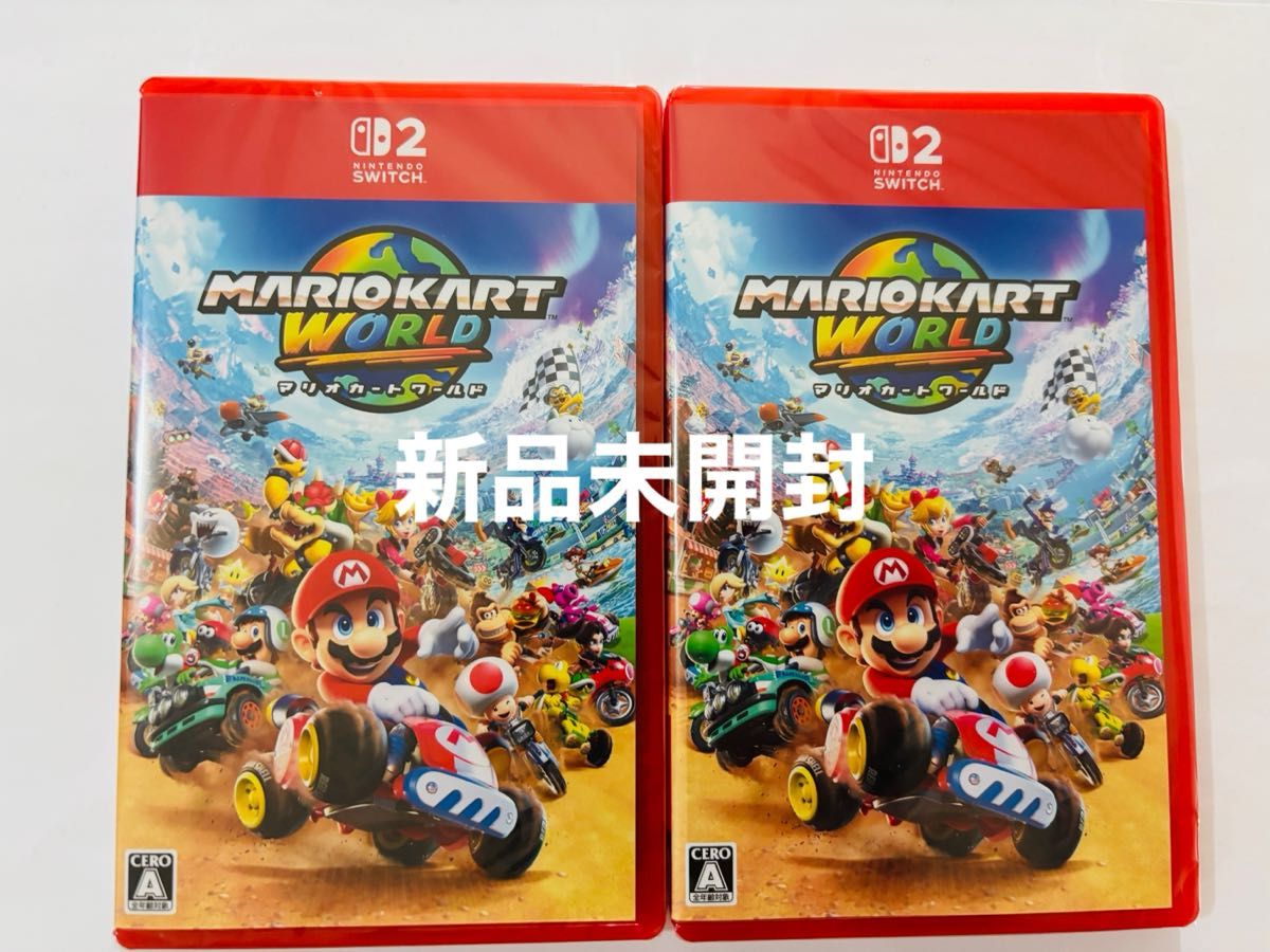 Nintendo Switch マリオカート スマブラ 2本セット 新品未開封 2本 新品未開封 Switch2 マリオカート ワールド|Yahoo!フリマ
