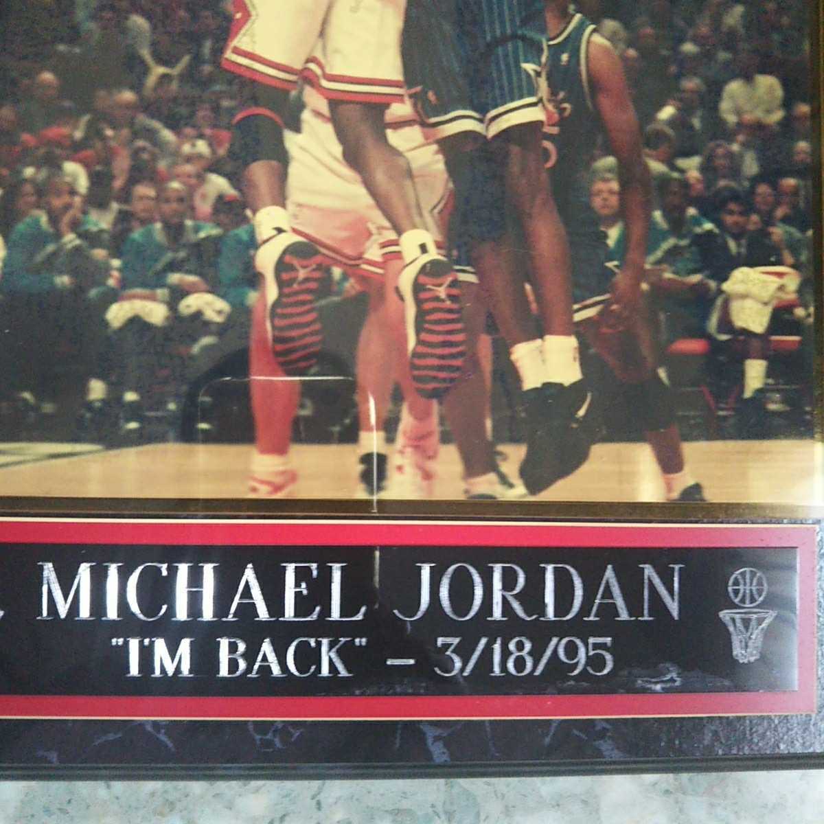 1995年 マイケル・ジョーダン MICHAEL JORDAN ’’４５’’ I'M BACK 復帰記念フォト_画像3