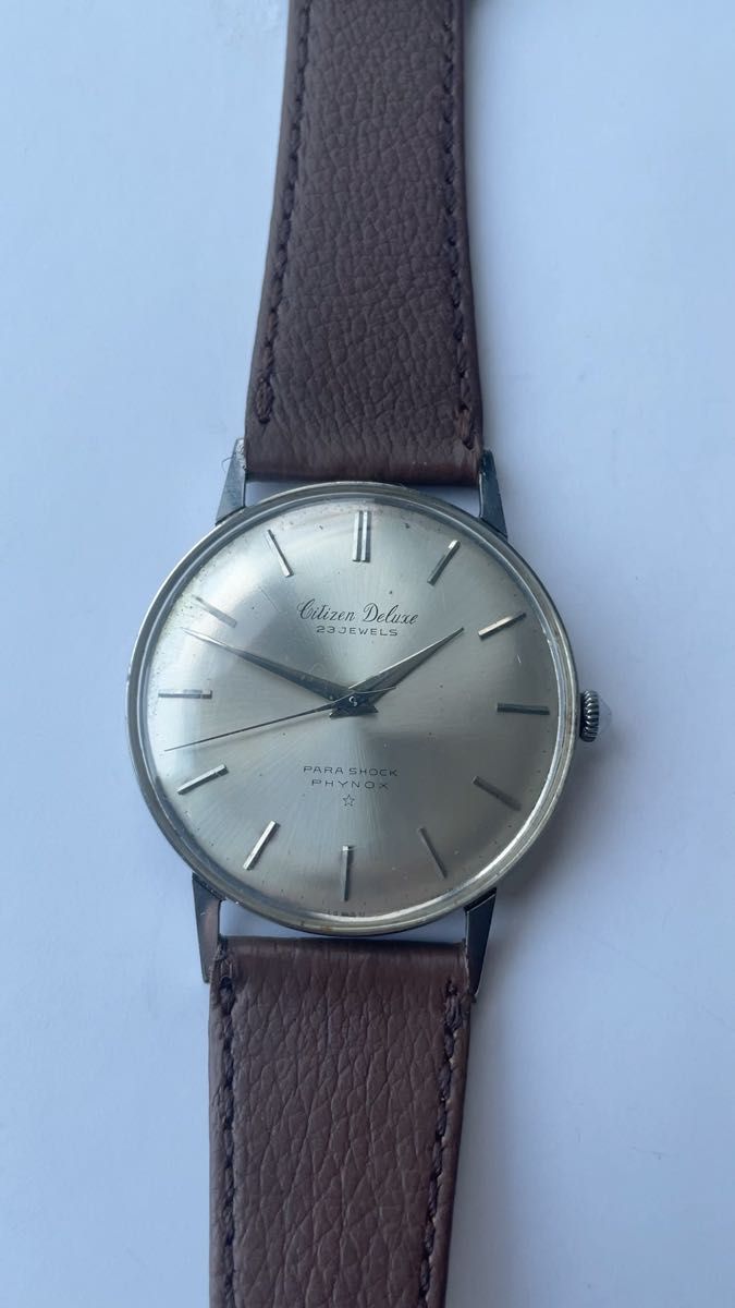 稼働品 Citizen Deluxe 23石 手巻き 腕時計