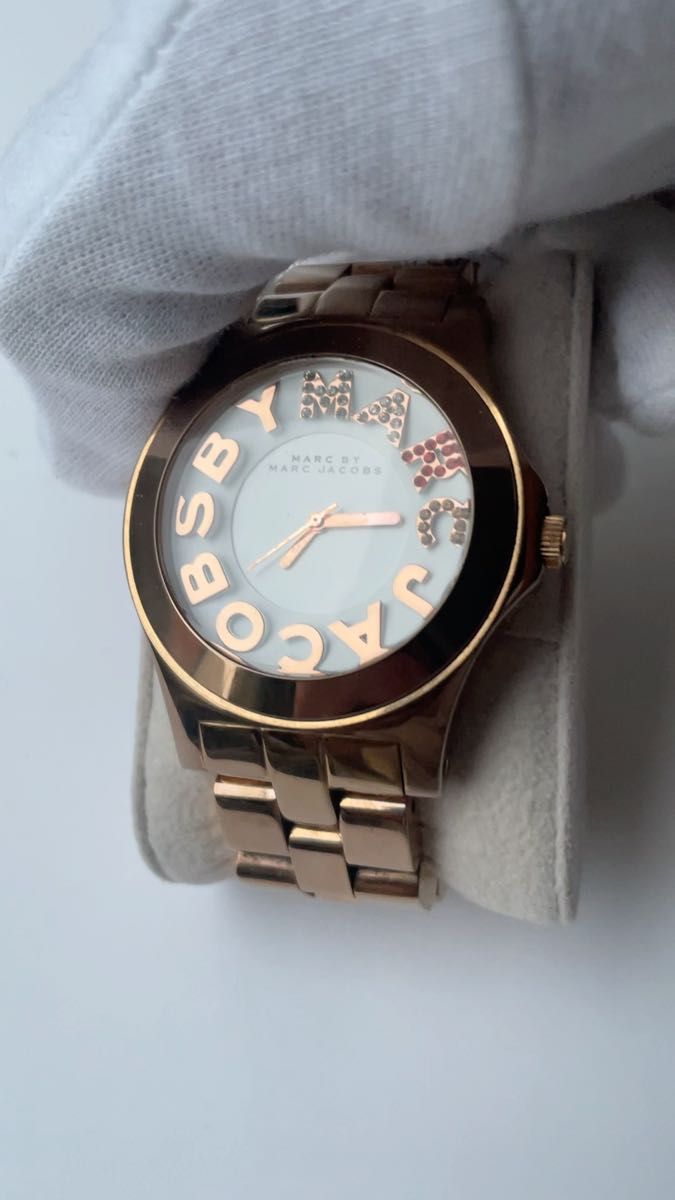 稼働品 MARC BY MARC JACOBS クォーツ 腕時計 QZ アナログ クオーツ