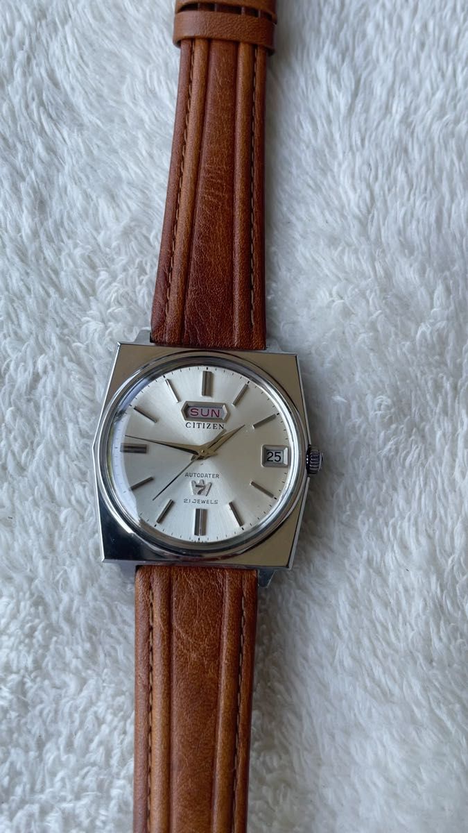 稼働品 Citizen Auto Dater 7 自動巻き 腕時計