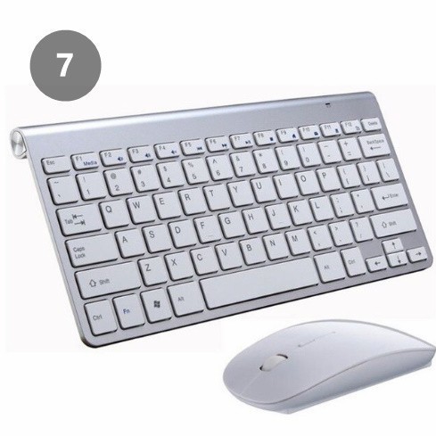 2.4g ワイヤレス キーボード マウス ミニ マルチメディア コンボセット ノートパソコン Mac デスクトップ PC TV オフィス用品_画像8