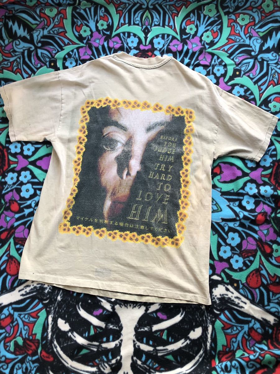 Michael Jackson new ies Vintage band T ultra rare b-to leg MJ Michael Jackson prince madonna bjork sade supreme nike