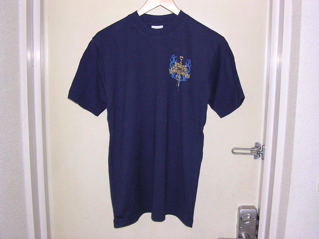 00s プラネットハリウッド PLANET HOLLYWOOD GUAM ドラゴン Tシャツ M 紺 vintage old_画像5