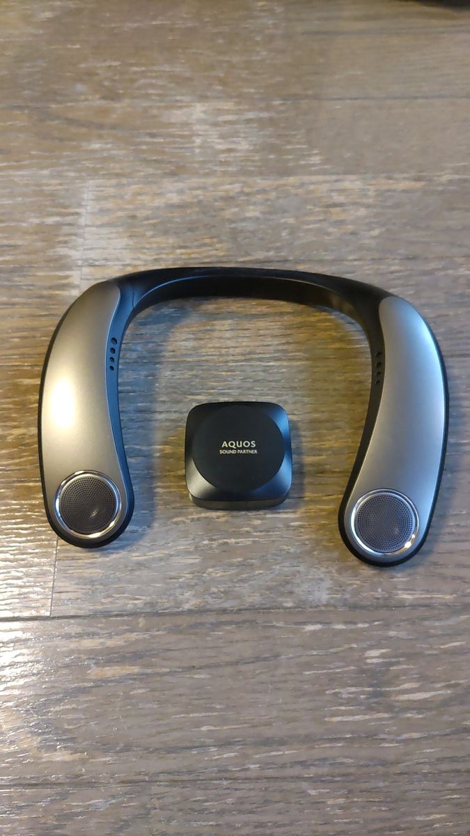 シャープ AQUOS ネックスピーカー AN-SX7A 取説あり