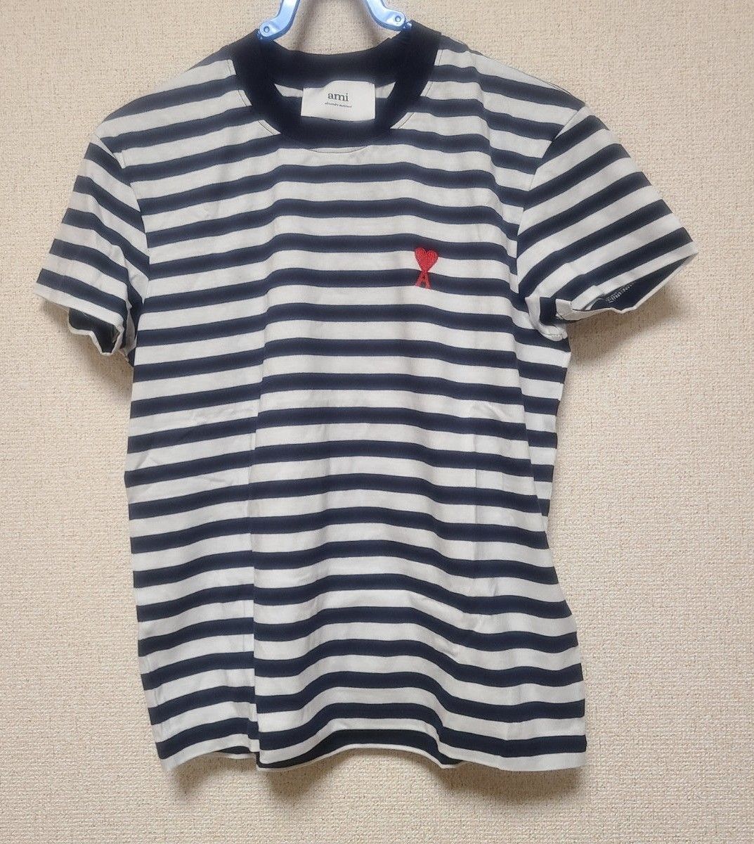 AMI PARIS ボーダーTシャツ 新品未使用】AMI ALEXANDRE MATTIUSSI AMI PARIS アミ パリス