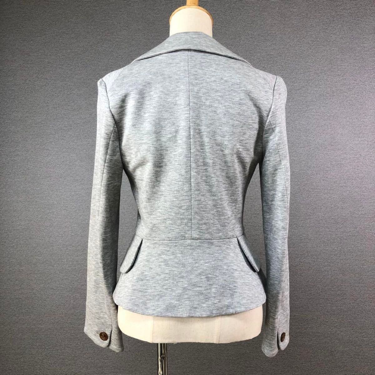 美品 Vivienne Westwood スウェット ラブジャケット 1 グレー 美品 Vivienne Westwood スウェット ラブジャケット 1 グレー