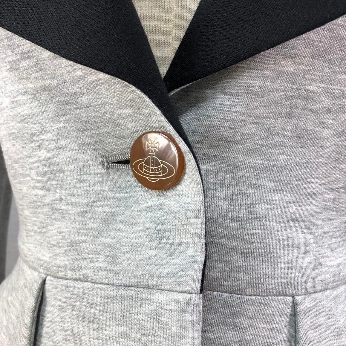 美品 Vivienne Westwood スウェット ラブジャケット 1 グレー 美品 Vivienne Westwood スウェット ラブジャケット 1 グレー