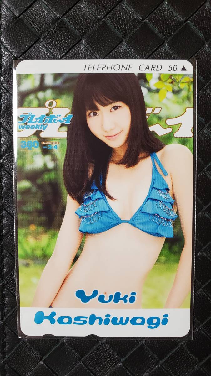 Продвижение Playboy Learn Pleet Card Yuki Kashiwagi Akb48