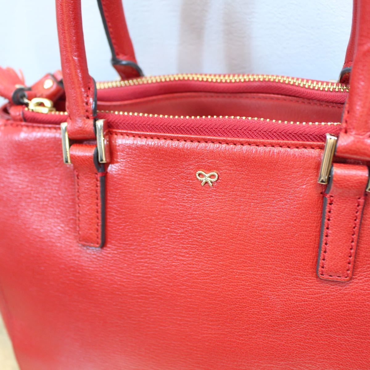 ANYA HINDMARCH EBURY LEATHER HAND BAG/アニヤハインドマーチレザーハンドバッグ