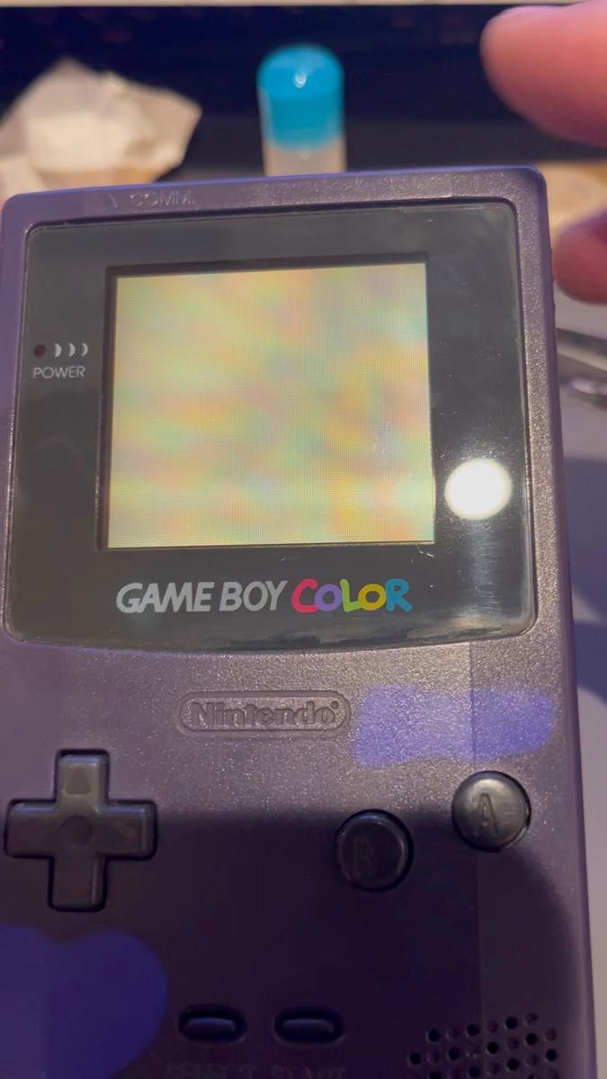 ゲームボーイカラー CGB-001 パープル ニンテンドー 任天堂 GBC 本体