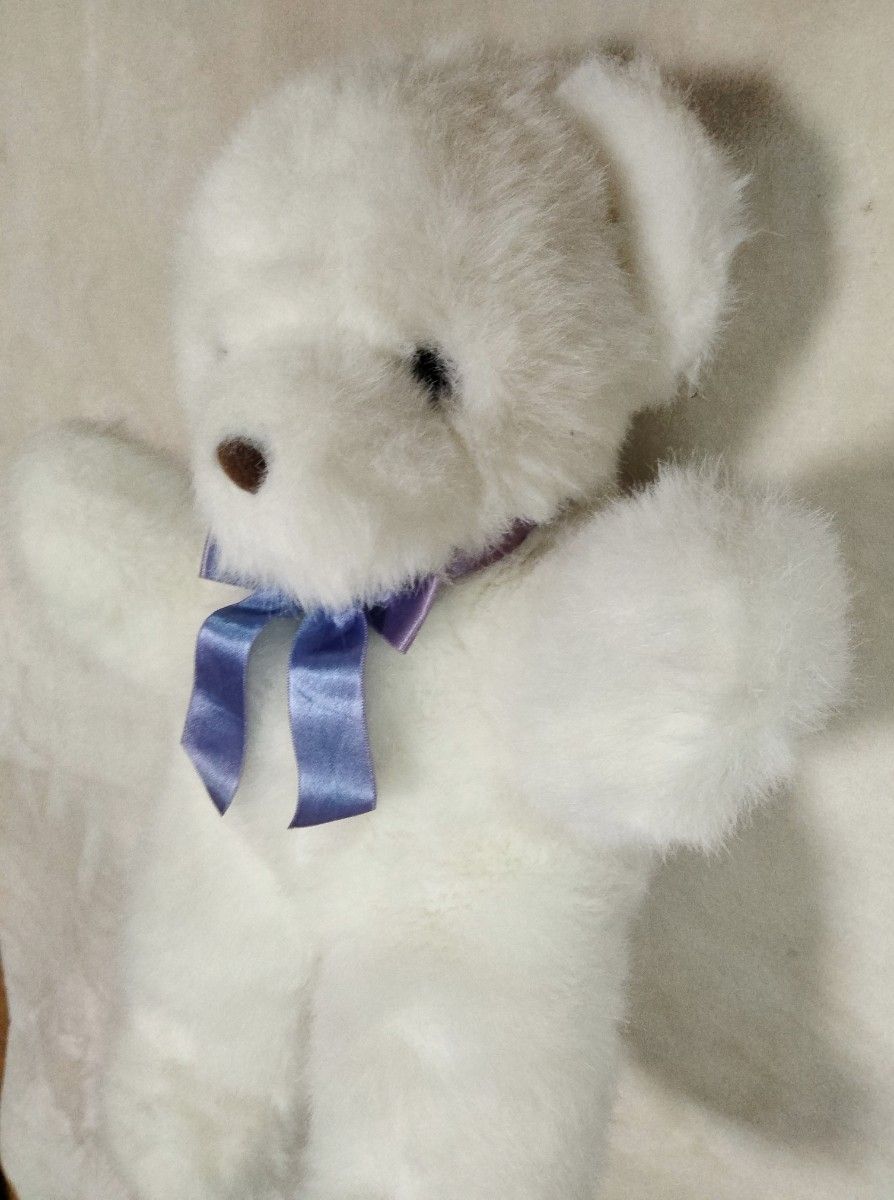 ミニくまちゃん達 しろくま テディベア セ・ミニョン》テディベア ぬいぐるみ C'est mignon フワフワ