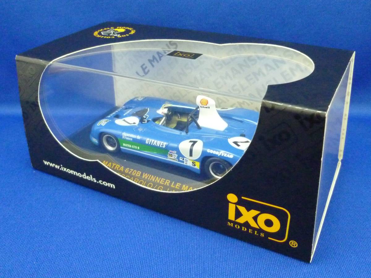 ④イクソ 1/43 マトラ 670B #7 ウイナー ル マン 1974 H.ペスカロロ/G.ラルース(IXO, MATRA, LM, Winner, LMC013)_画像3