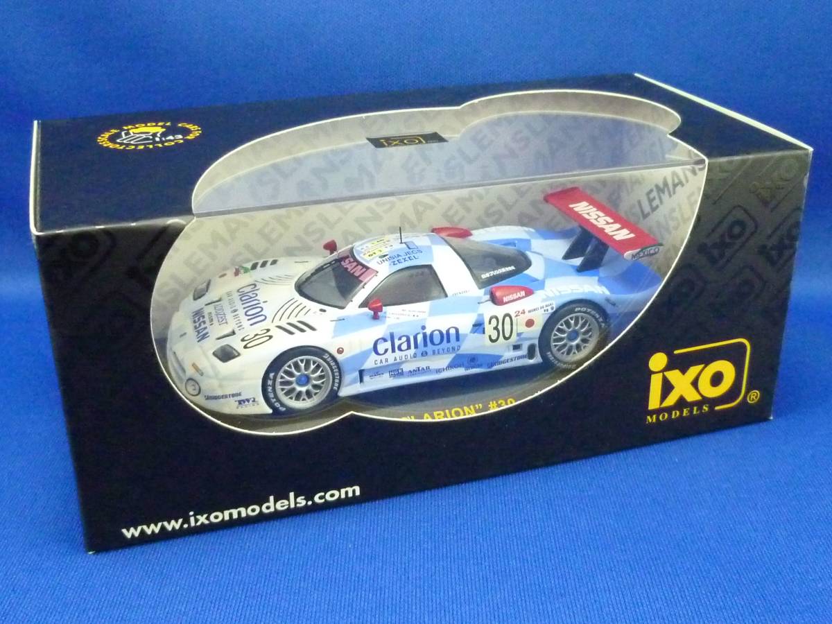 ⑧イクソ 1/43 ニッサン R390 GT1 #30 5th ル マン 1998 J.ニールセン/F.ラゴルス/M.クルム(IXO, NISSAN, Le Mans, LMC064)_画像2