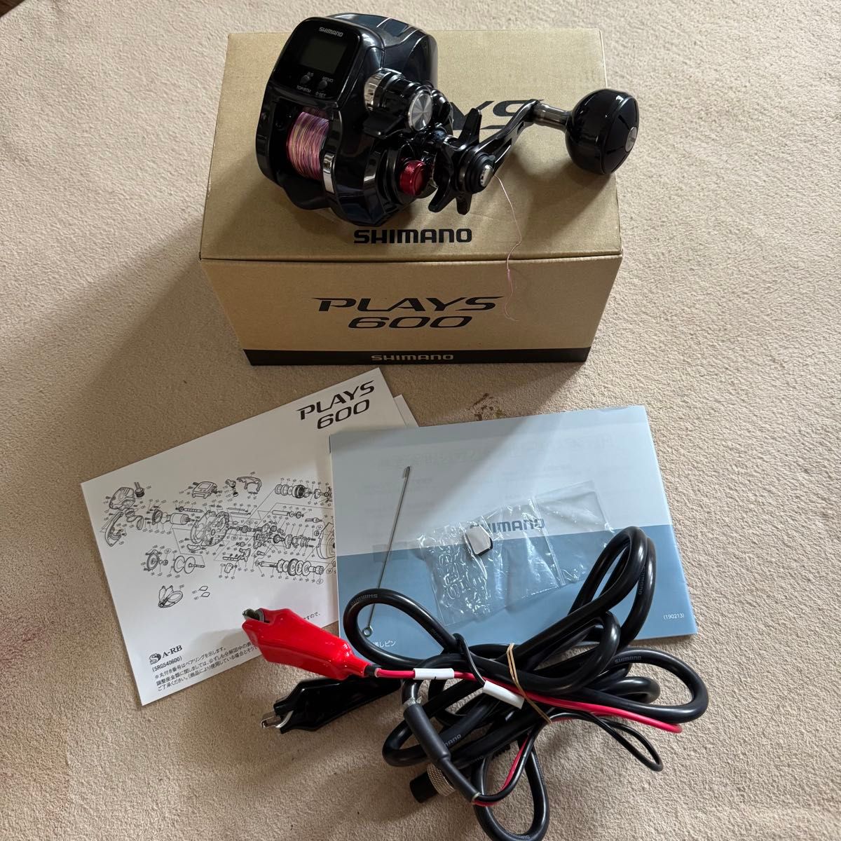 美品】最終値下げ 釣り具店購入品 シマノ 19 プレイズ 600 SHIMANO