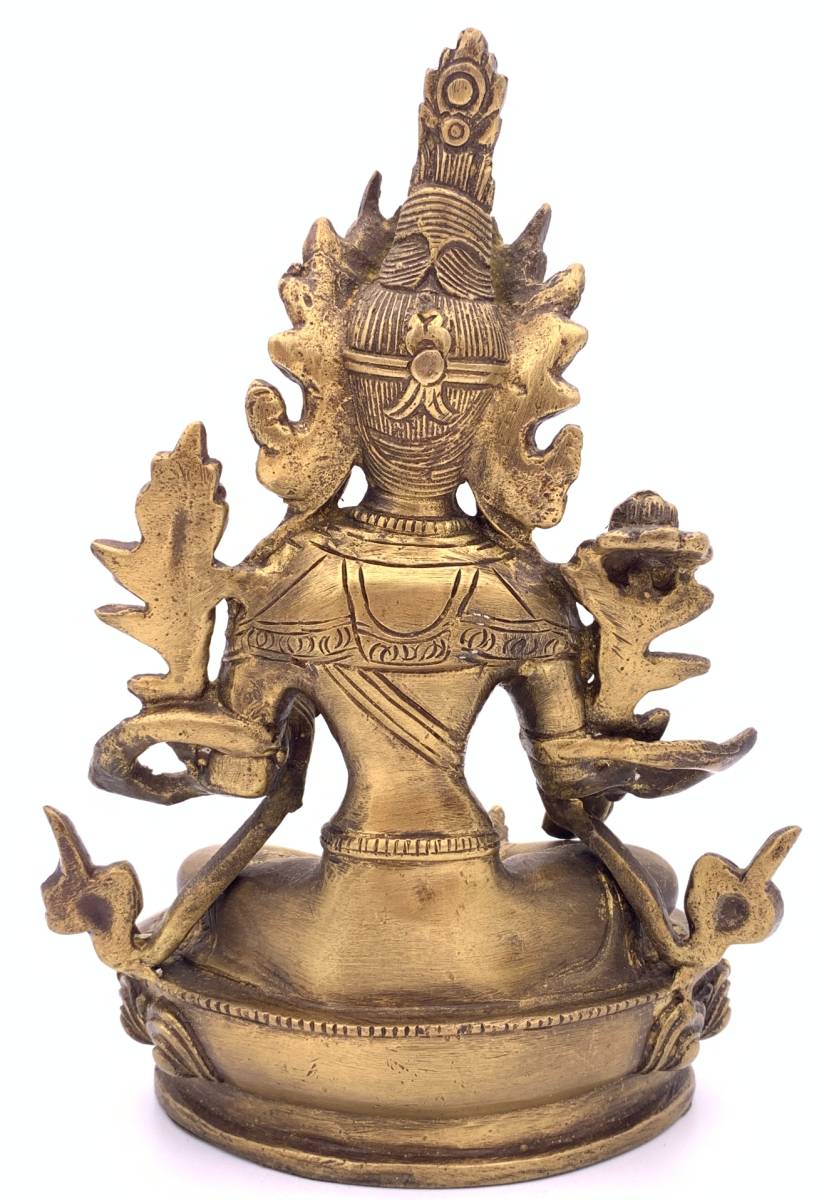 ◆グリーンターラー（緑多羅菩薩）像◆仏教　チベット-AC1