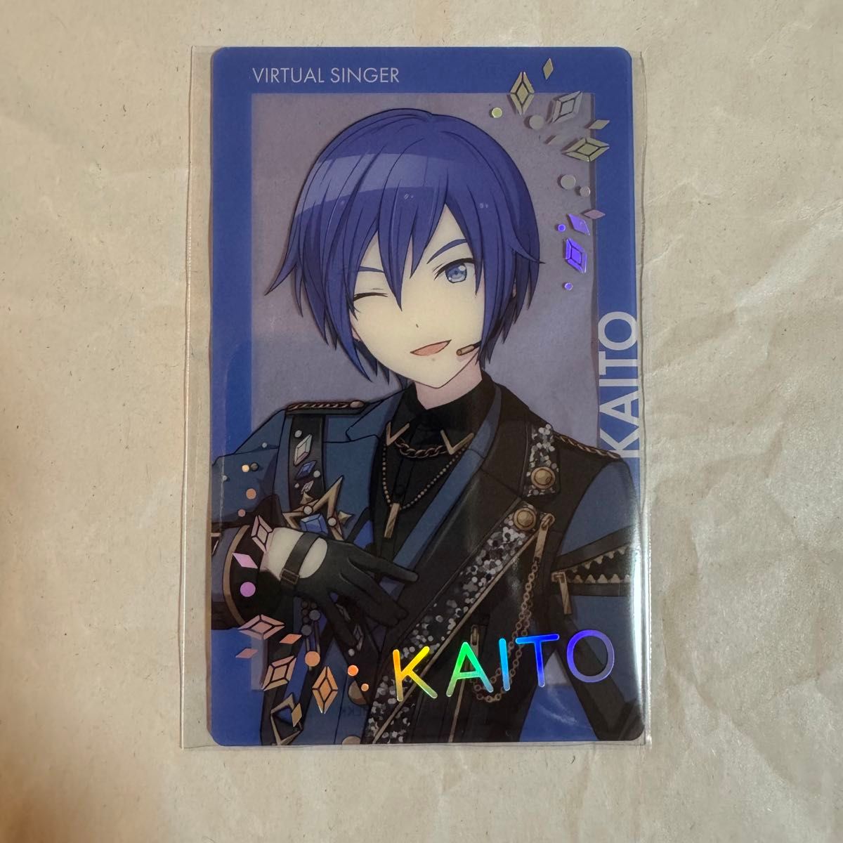 プロセカ KAITO エピカ エピックカード 箔押し バチャシン プロセカ KAITO エピカ ePick card 箔押し あんスタ コラボ