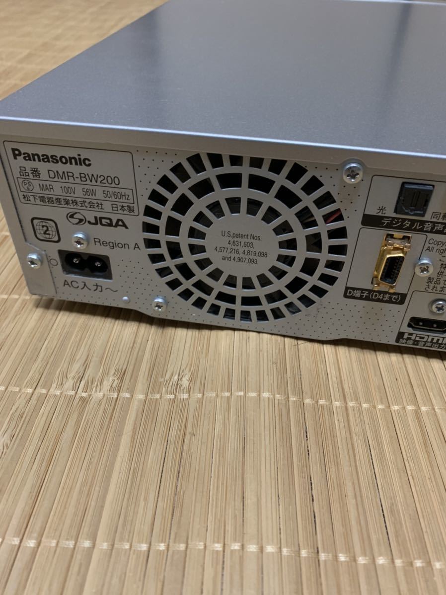 Panasonic ブルーレイレコーダー DMR-BW200 リモコン付_画像10