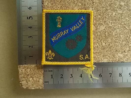 ボーイスカウト MURRAY VALLEY S.A マレーバレー オーストラリア ワッペン/森林 公園 歯車 ギア BOY SCOUT刺繍バッジ v99_画像6