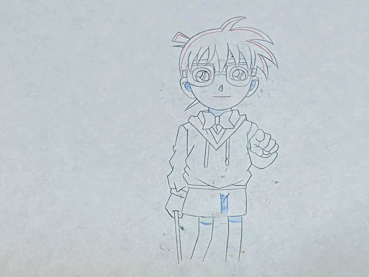 当時物□名探偵コナン 江戸川コナン セル画 動画 修正 設定 直筆 当時物□名探偵コナン 江戸川コナン セル画 動画 修正 設定 直筆