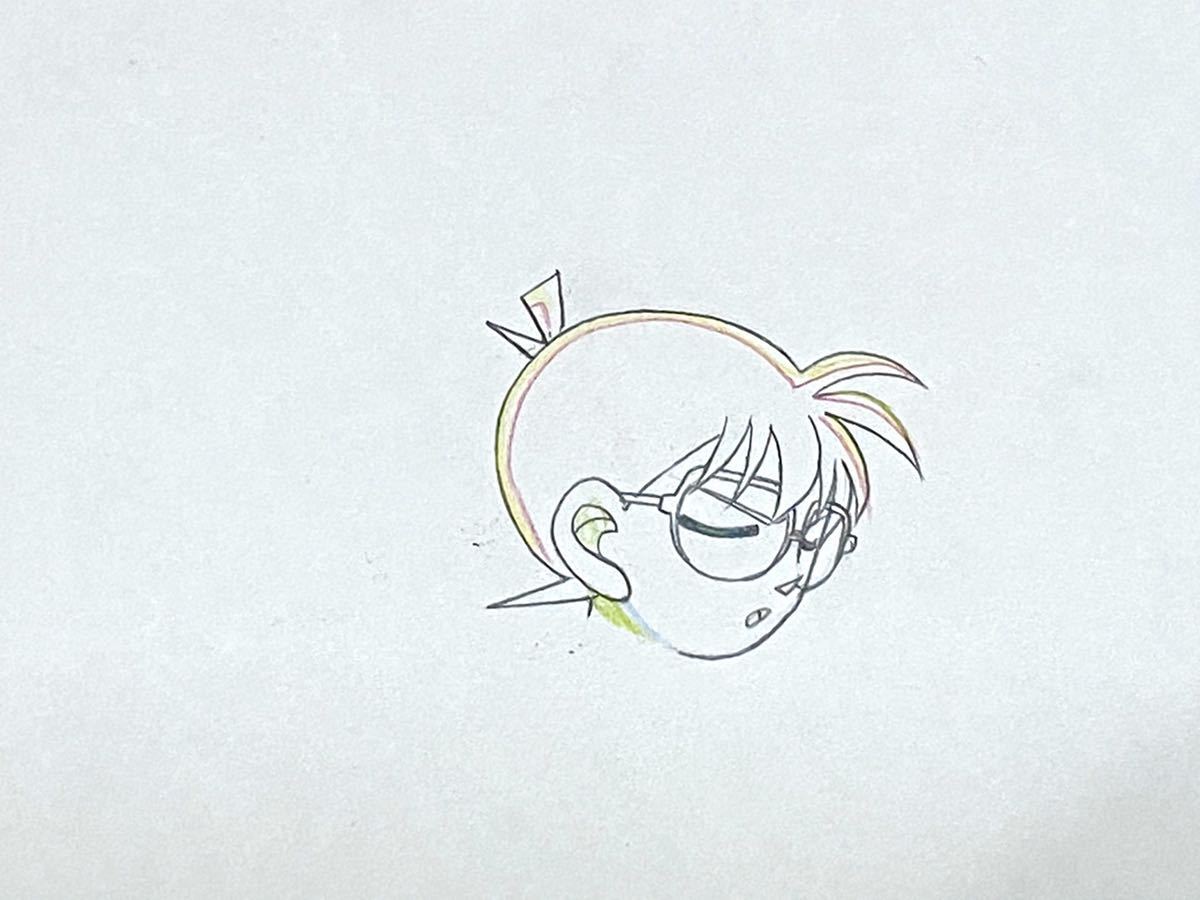 当時物□名探偵コナン 江戸川コナン セル画 動画 修正 設定 直筆 当時物□名探偵コナン 江戸川コナン セル画 動画 修正 設定 直筆