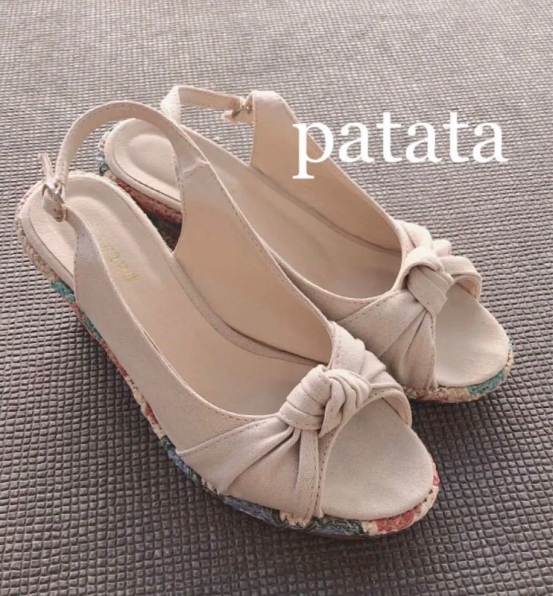 Paypayフリマ 銀座プランタンで購入patata 靴 サンダル Paypayフリマ 銀座プランタンで購入patata 靴 サンダル