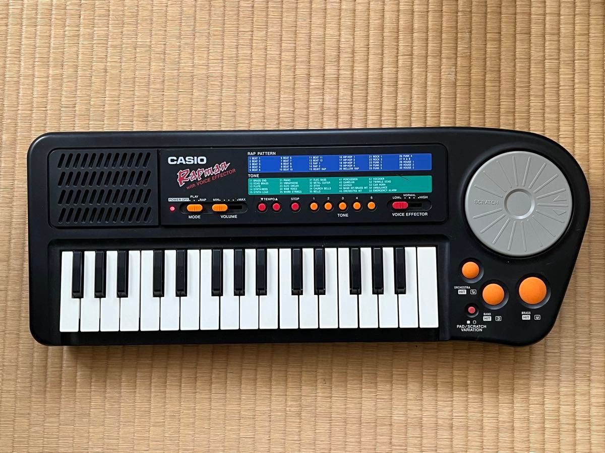 CASIO RAPMAN RAP-1 カシオ ラップマン 中古おもちゃキーボード CASIO RAPMAN RAP-1 カシオ ラップマン 中古おもちゃキーボード