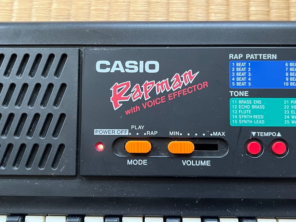 CASIO RAPMAN RAP-1 カシオ ラップマン 中古おもちゃキーボード CASIO RAPMAN RAP-1 カシオ ラップマン 中古おもちゃキーボード