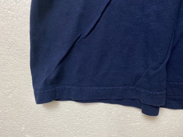 90's 00's ポロラルフローレン クルーネック 半袖 Tシャツ 紺 (XL) ネイビー コットン 90年代 00年代 旧タグ オールド POLO 1_画像6