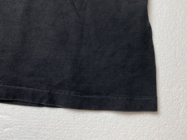90's USA製 ダナキャラン DKNY JEANS NYC ビッグロゴ Tシャツ 黒 (ONE SIZE) ブラック 90年代 アメリカ製 旧タグ オールド_画像6