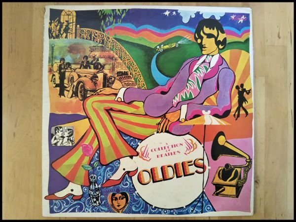 ビートルズ LP レコード A COLLECTION OF BEATLES OLDIES オールディーズ 16曲 AP-8016 良品 昭和 レトロ 当時 物 コレクション 希少 珍 品_画像1