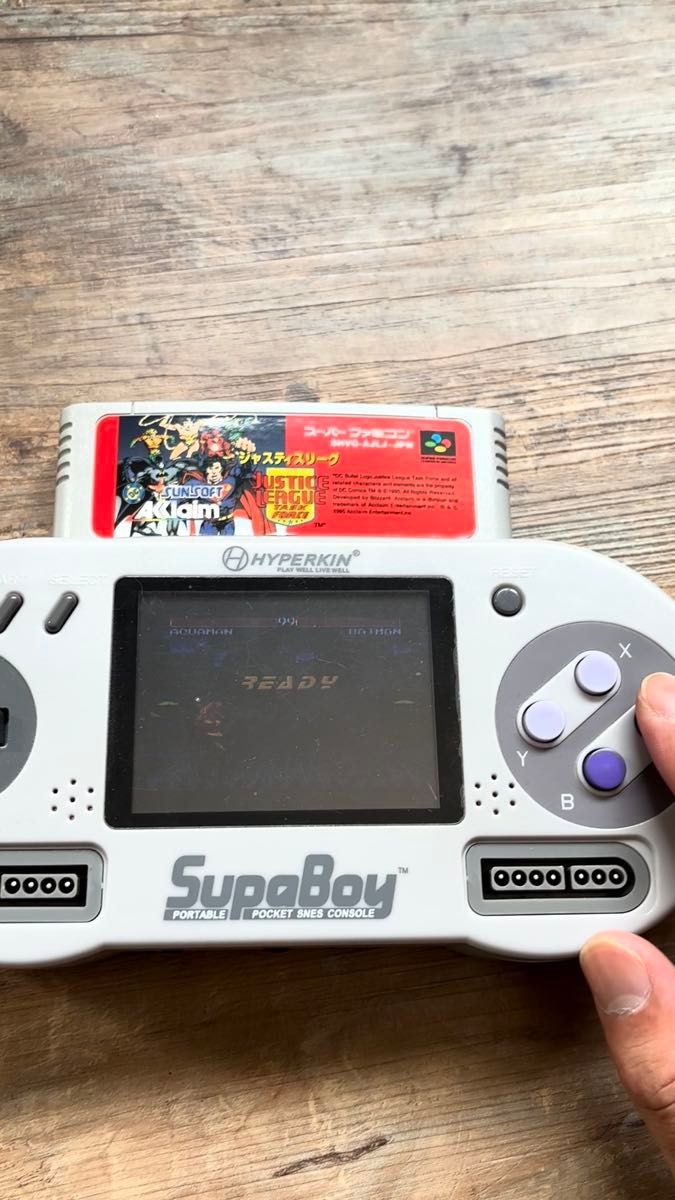 スーパーファミコンソフト ジャスティスリーグ 箱 取説付 任天堂