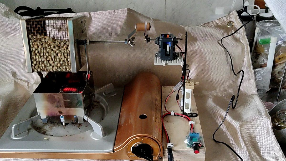 コーヒー焙煎機 アウベルクラフト電動化キット