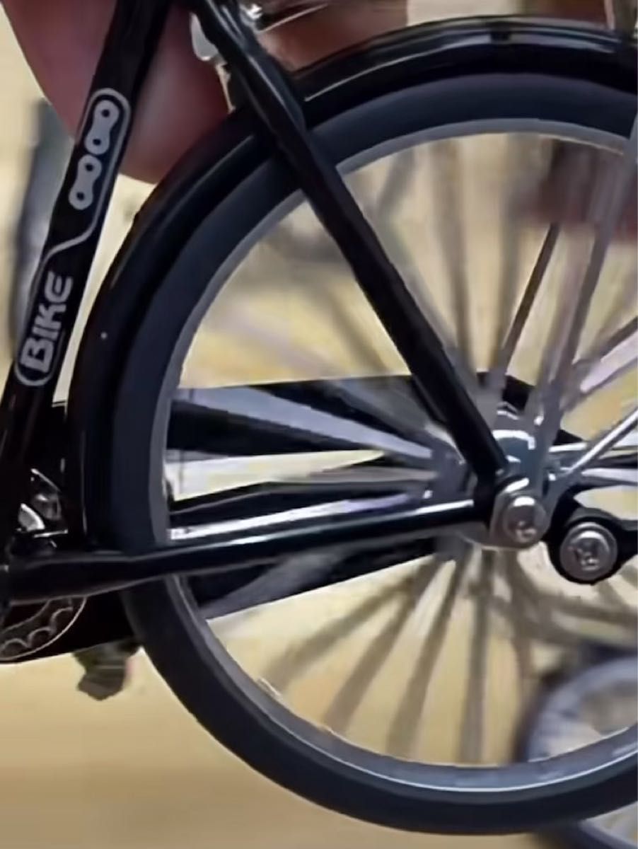 自転車 ミニチュア 完成品 模型 バイク フィギュア レトロ 合金 グリーン 中国製