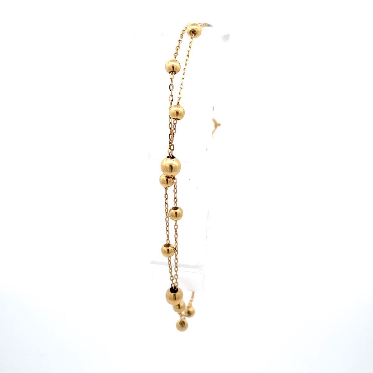 K18 デザインブレスレット 長さ18cm