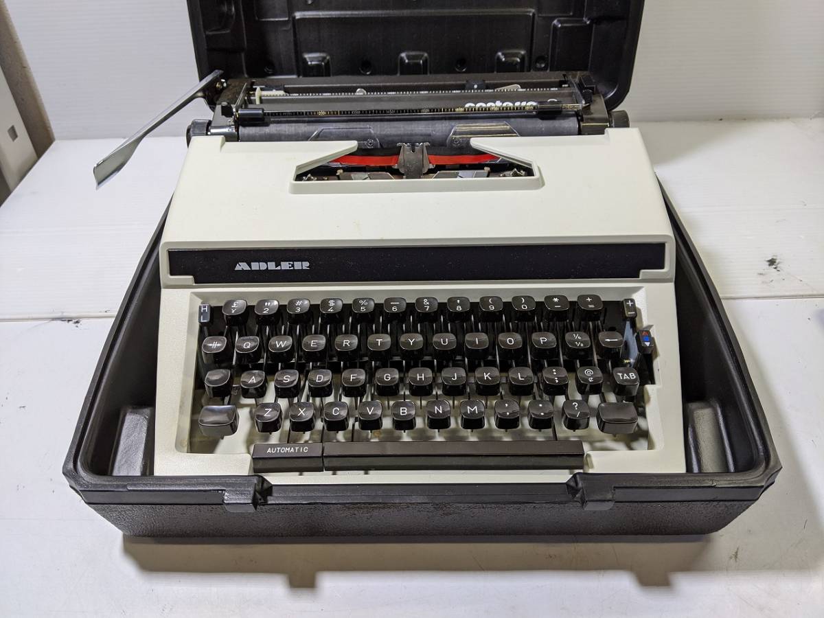 [ Junk ] typewriter ADLER Ad la-T-A Organisation B53-2006