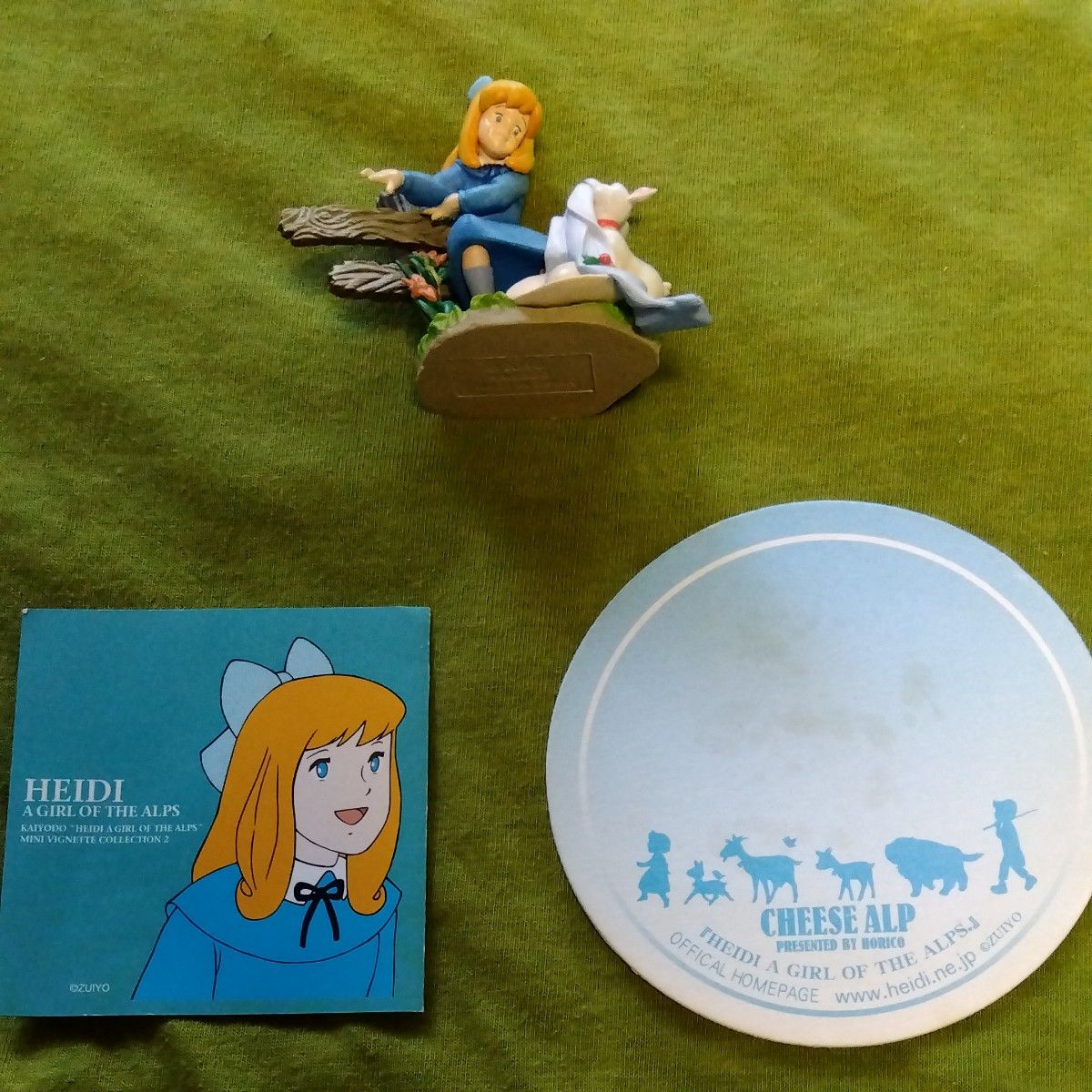 CHEESE ALP ハイジ ミニフィギュアコレクション 12個セット アルプスの少女ハイジ フィギュア クララ 北陸製菓 CHEESE ALP